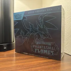 Phantasmal Flames ETB Pokemon TCG Elite Trainer Box Factory Sealed - Image 1