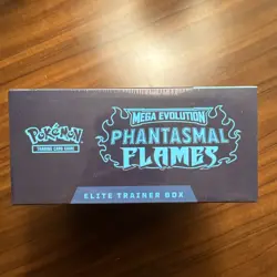 Phantasmal Flames ETB Pokemon TCG Elite Trainer Box Factory Sealed - Image 2