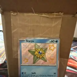 Staryu Baby Shiny Pokemon TCG 118/091 Paldean Fates Near Mint ships fast - Image 2