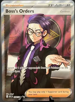 Boss's Orders Corbeau 256/217 Ascended Heroes Full Art Trainer Pokemon NM at - Image 1