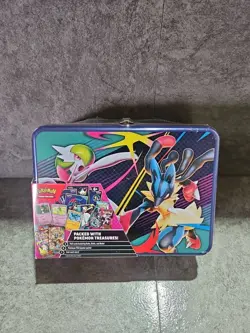 Pokemon TCG - Collector Chest Mega Gardevoir & Mega Lucario SEALED - In Hand - Image 1