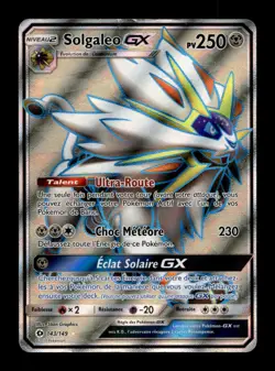 Carte Pokemon Solgaleo GX 143/149 Soleil et Lune FR - Image 1
