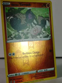 Galarian Yamask - POKEMON - Rebel Clash - 101/192 - Reverse Holo - NM -W - Image 2