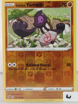 Galarian Yamask - POKEMON - Rebel Clash - 101/192 - Reverse Holo - NM -W - Image 5