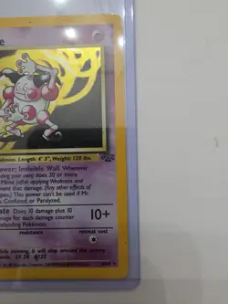 Pokemon TCG Mr. Mime Jungle 6/64 Holo Unlimited Holo Rare - Image 3