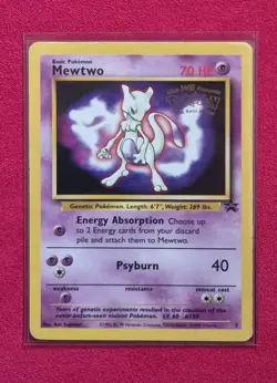 Mewtwo Black Star Promo #3 – Pokemon The First Movie (1999) – LP – WOTC Vintage - Image 1