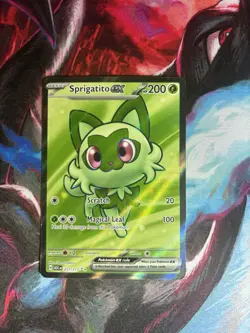 Pokemon TCG Sprigatito EX 251/217 Full Art Ultra Rare Near Mint ASC - Image 1