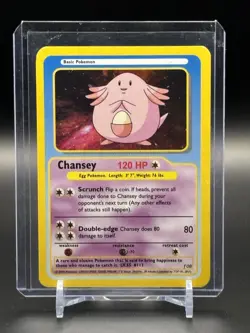 Chansey Funskool Pokemon Card 2004 India Rare Trading Cards Pokemon - Image 1