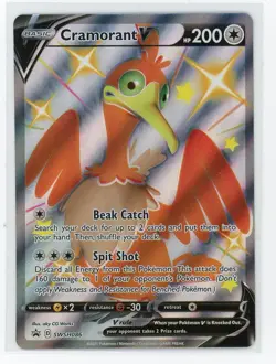 Pokemon TCG - Cramorant V SWSH86 - Sword & Shield Promos - Full Art Shiny - Image 1