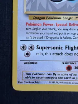 Pokemon TCG Dragonite The First Movie Promo 149 Promo 90 HP 1999 Wizards RARE - Image 4