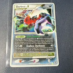 POKEMON DARKRAI LV X #104 GREAT ENCOUNTERS - GREAT CONDITION MINIMAL WHITING - Image 1