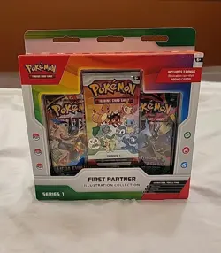 Pokemon TCG First Partner Illustration Collection Series 1 New Sealed - Image 1