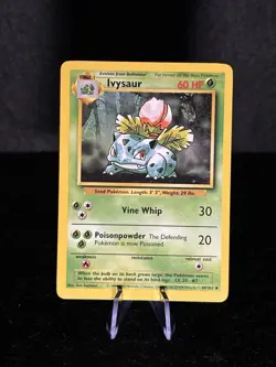 Bulbasaur Ivysaur Base Set 1999 & Venusaur ex SV-G Japanese NM Bundle Pokemon - Image 4