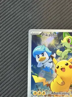 Pikachu SVP 027 Stamped Promo Paldea Evolved ETB Pokemon Center - Image 2