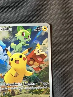 Pikachu SVP 027 Stamped Promo Paldea Evolved ETB Pokemon Center - Image 3