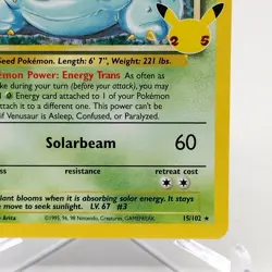 2021 Pokemon SWSH Celebrations Venusaur Classic Collection 15/102 Near Mint NM - Image 5