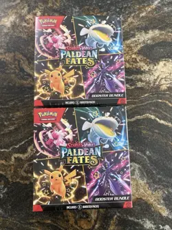 Pokemon Paldean Fates Booster Bundle Brand New Sealed X2 - Image 1