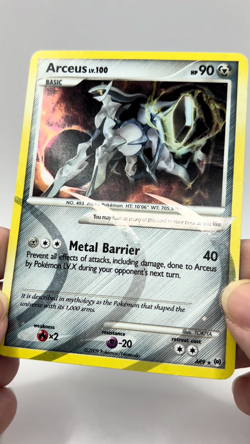 Arceus AR9 Holo Rare lv100 Basic 90 Pokemon TCG 2009 **HP** - Image 2