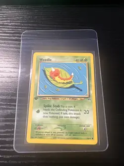 Weedle 70/75 1st Edition Neo Discovery WOTC Vintage Pokemon - Image 1