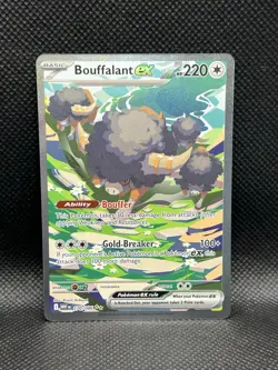 Bouffalant ex 170/086 SIR SPECIAL ILLUSTRATION RARE HOLO White Flare Pokemon Sv - Image 1