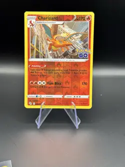 Pokemon Charizard Holo Rare Reverse Holo 010/078 170 HP Pokemon GO English LP - Image 1