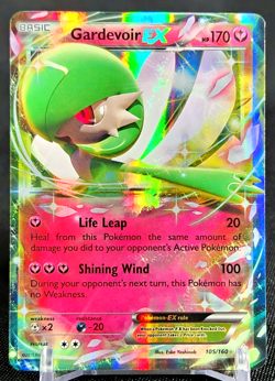 Gardevoir EX 105/160 XY Primal Clash Ultra Rare Holo Pokemon Card - Image 1