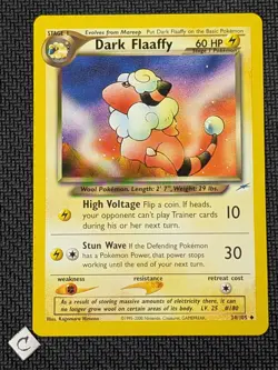 Dark Flaaffy 34/105 - Neo Destiny Unlimited Pokemon TCG NM - Image 1