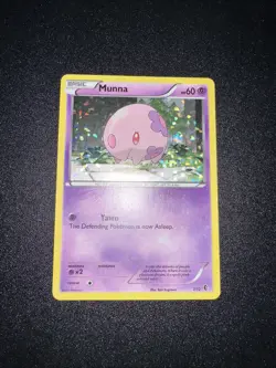 Pokemon TCG Munna 7/12 McDonald's Holo Promo 2011 NM - Image 1