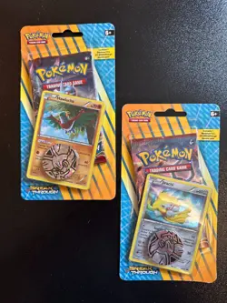 POKEMON XY BREAKTHROUGH BLISTER BOOSTER PACK NEW JIRACHI & HAWLUCHA COSMOS FOIL! - Image 1