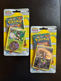 POKEMON XY FURIOUS FISTS CHECKLANE BLISTER BOOSTER PACK BOTH ZOROARK & GOGOAT!!! - Image 1