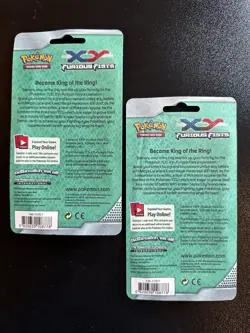 POKEMON XY FURIOUS FISTS CHECKLANE BLISTER BOOSTER PACK BOTH ZOROARK & GOGOAT!!! - Image 2