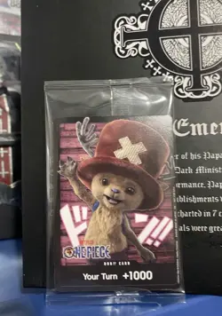 ENGLISH One Piece TCG Netflix Live Action Chopper Don!! Promo English - Image 1