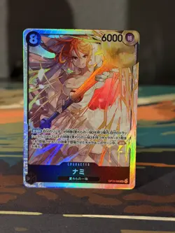 Nami SR OP15-086 Adventure on KAMI’s Island Japanese ONE PIECE Card NM - Image 1