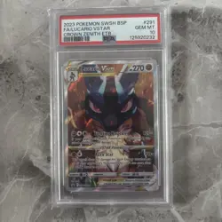 Pokemon TCG Crown Zenith Promo Lucario VSTAR SWSH291 PSA 10 Gem - Image 1