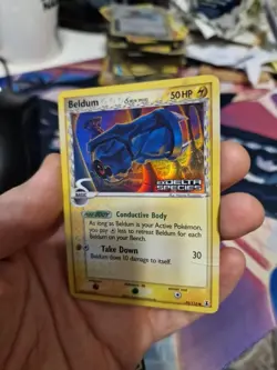 Pokemon - Beldum Stamped Holo - 59/113 - EX Delta Species - Reverse Card - Exc - Image 1