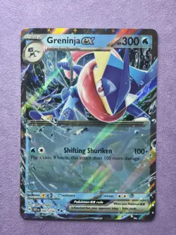 Greninja EX 041/142 Stellar Crown Double Rare Pokemon Card - Image 1