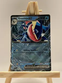 Greninja EX 041/142 SV07: Stellar Crown Double Rare Pokemon TCG Card - Image 1