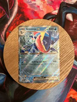 2024 POKEMON STELLAR CROWN GRENINJA EX DOUBLE RARE HOLO 041/142 NM+ PACK FRESH - Image 1