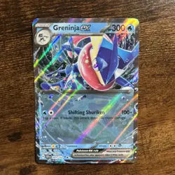 Pokemon TCG Stellar Crown Greninja EX Card 041/142 Double Rare Card - Image 1