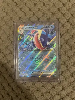 Pokemon TCG Stellar Crown Greninja EX Double Rare Card 041/142 - Image 1