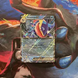 Pokemon TCG Stellar Crown Greninja EX Double Rare Card 041/142 - Image 1