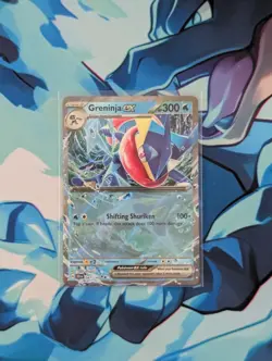 Pokemon Greninja ex 041/142 Stellar Crown Holo Double Rare TCG Card - Image 1