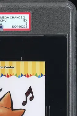 Pokemon Poncho wear Pikachu 2016 Mega Chance 2 Postcard PSA 5 Japanese Card - Image 4