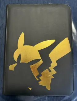Ultra Pro Pikachu Pro-Binder 9 Pocket Zippered & 105 Pokemon TCG Cards - Image 1