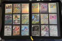 Ultra Pro Pikachu Pro-Binder 9 Pocket Zippered & 105 Pokemon TCG Cards - Image 5