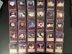 Union Arena Evangelion 4 Copies of All Purple Deck Common and Uncommon Cards - Image 1