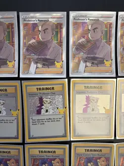 Pokemon Celebrations Lot 37 Trainer Cards Professors Research Rocket’s Admin. - Image 5