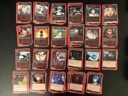 Union Arena Evangelion 4 Copies of All Red Deck Common and Uncommon Cards - Image 1