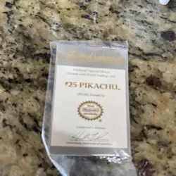 23K Pikachu Burger King 23k Gold Plated Trading Card! Limited Edition! - Image 3