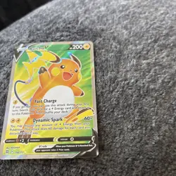 Pokemon TCG Raichu v Brilliant Stars Holo Ultra Rare Card 158/172 NM - Image 5